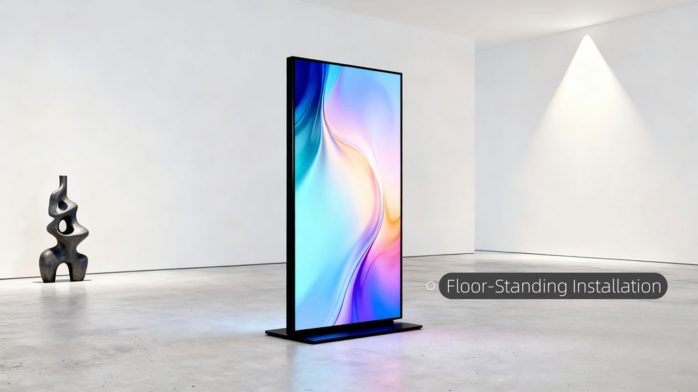LED Screen Floor-Standing Installation
