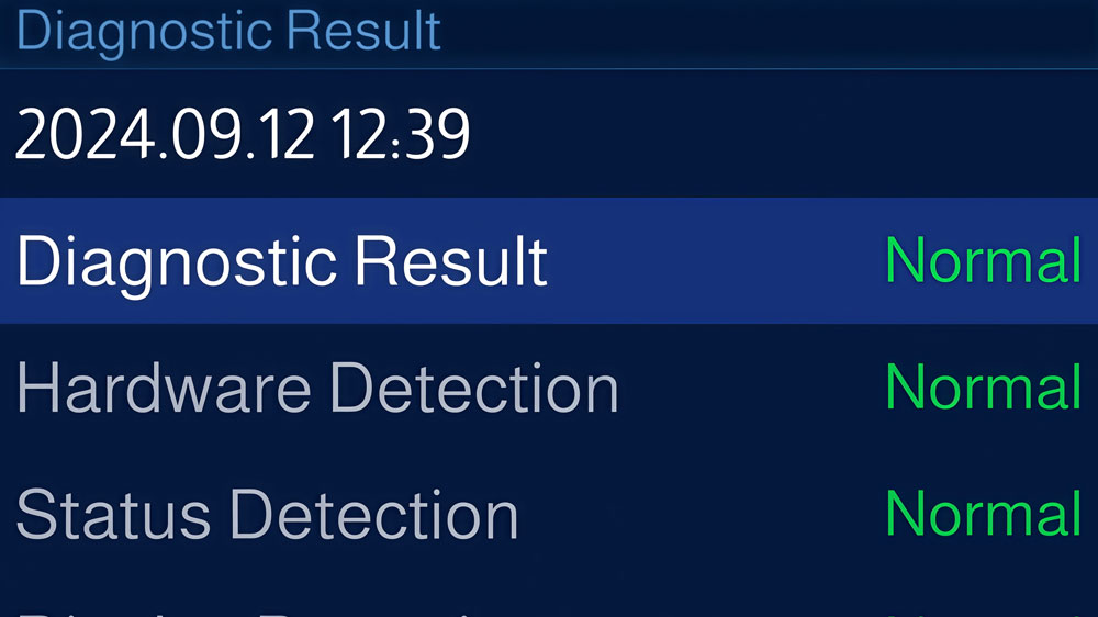 NovaStar TU4K Pro View diagnostic results