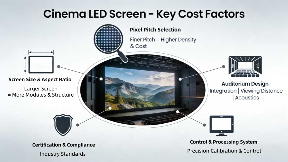 led cinema display cost