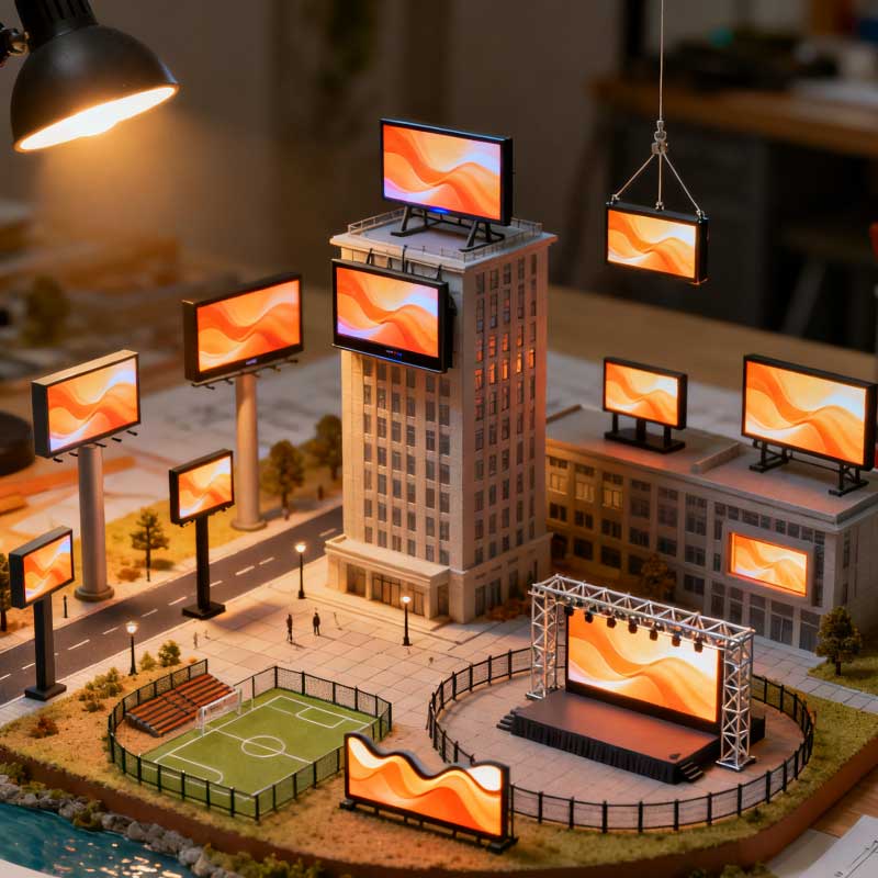 led display board installation methods