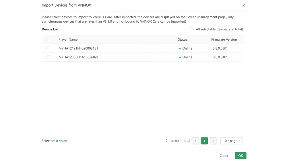 Bind a Screen to VNNOX Care