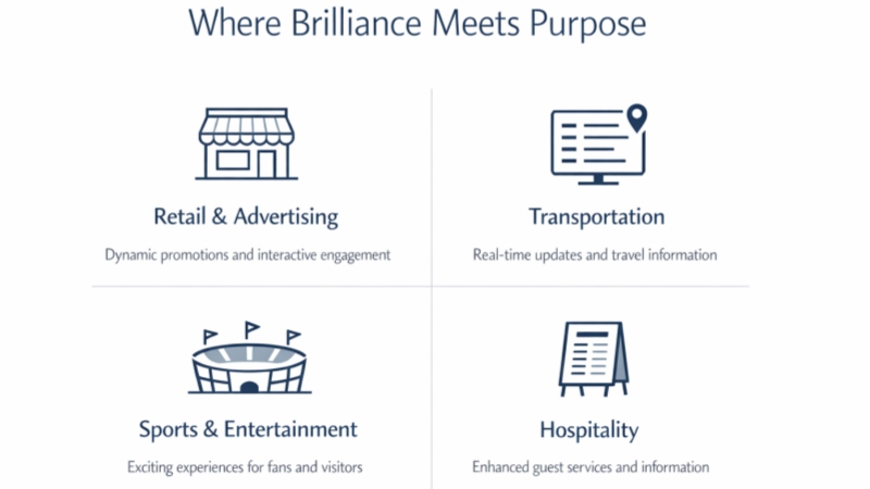 commercial led screen applications