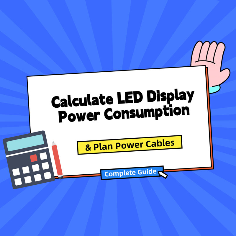 led screen power consumption