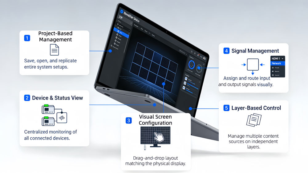 novastar unico - features