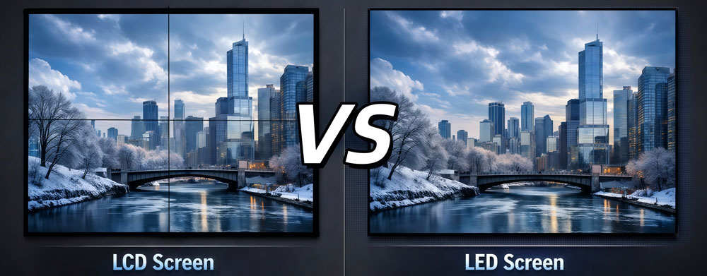 what is difference between led and lcd display