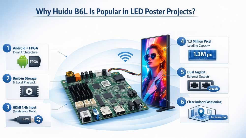Huidu B6L features