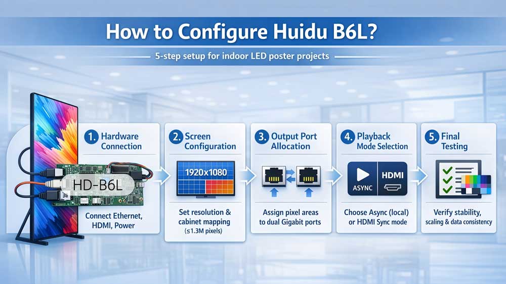 configure Huidu B6L