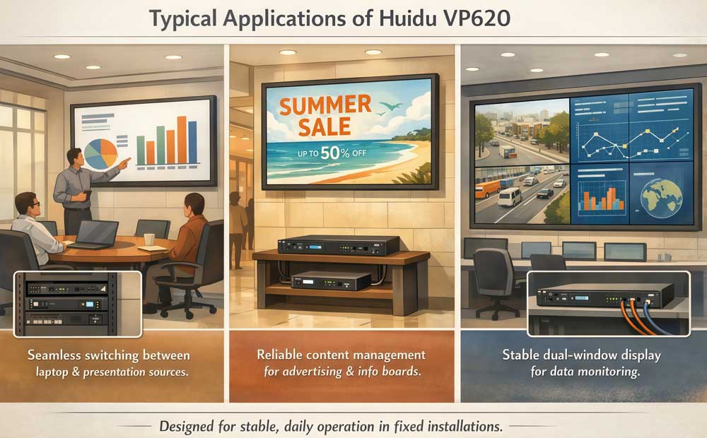 huidu vp620 applications