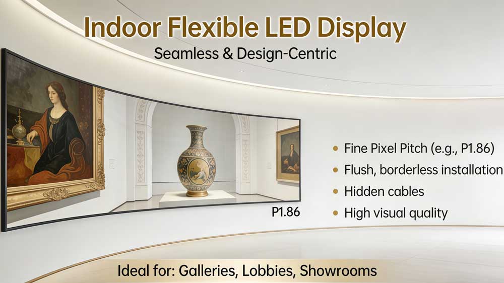 indoor flexible led screen