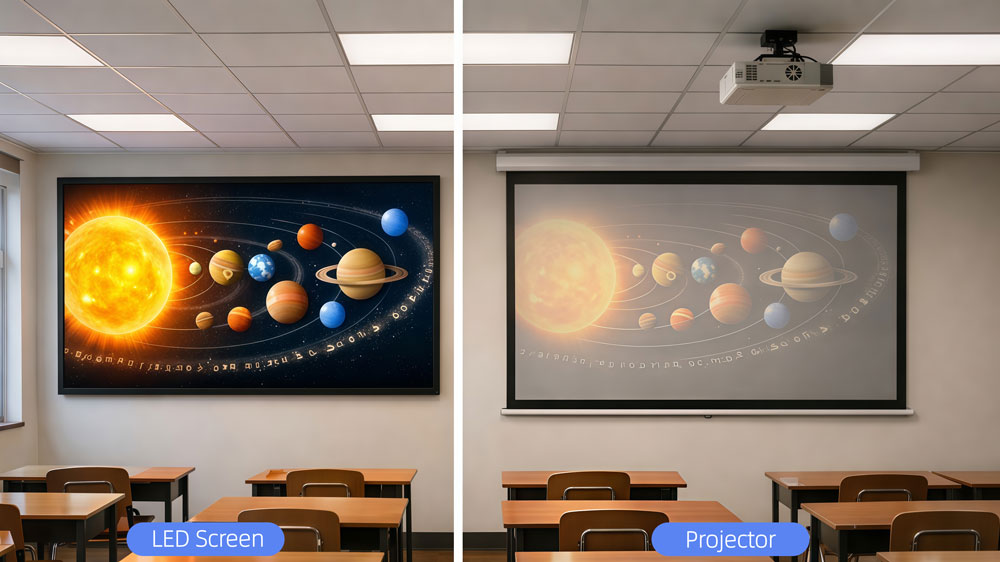 Led Display Lecture Education LED Display | School & University LED Screens - LEDINCLOUD