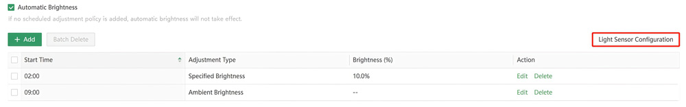 novastar mbox600 pro - Automatic Brightness Adjustment