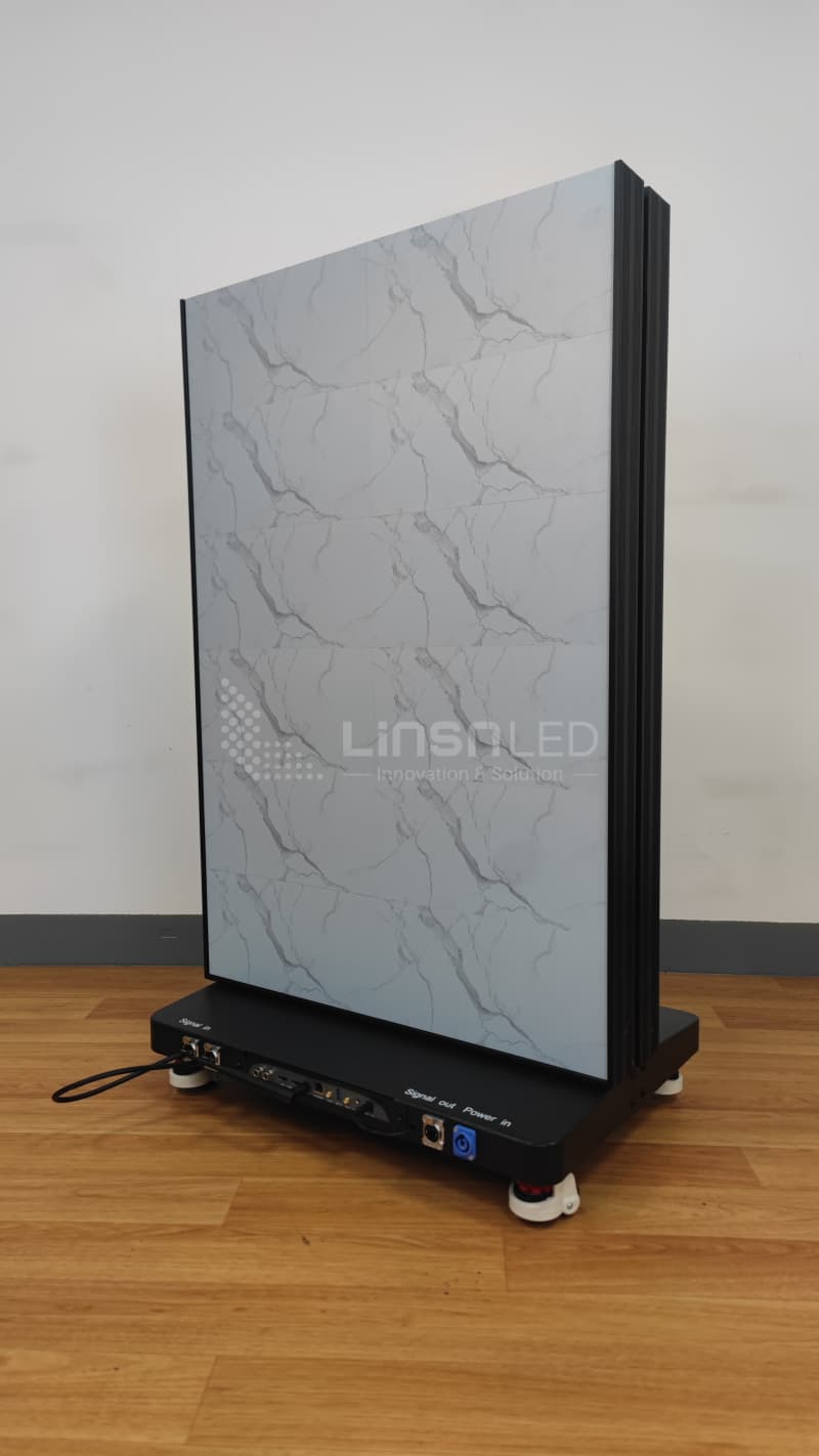 LC60CF Marble LED Poster - Folded