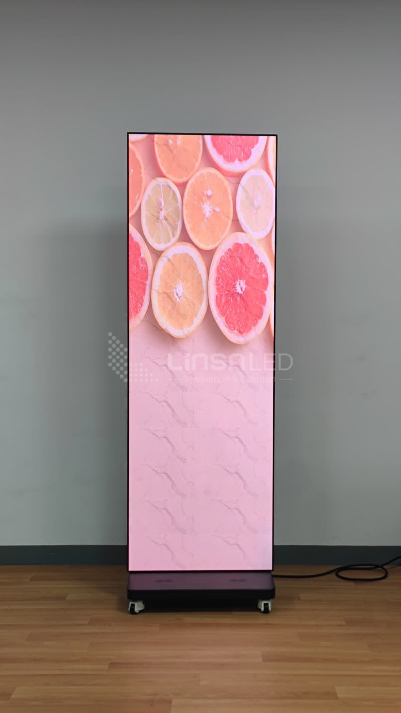 LC60CF Marble LED Poster - Light Up