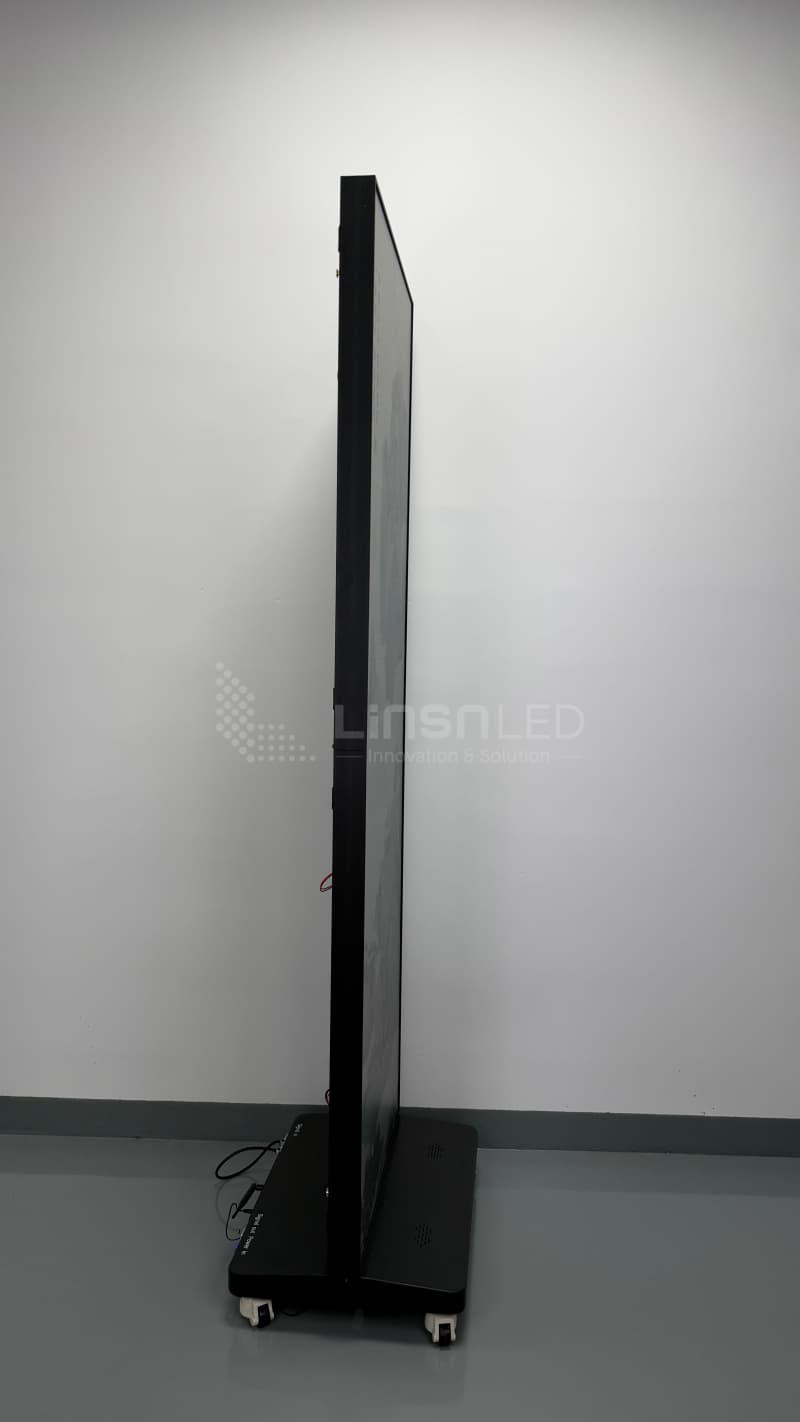 LC60CF Painting Texture LED Poster - Side View