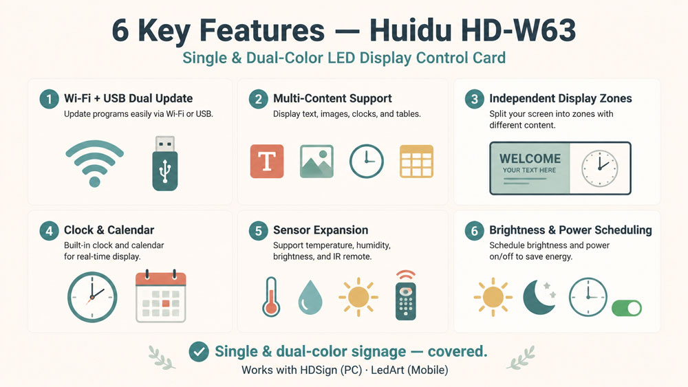 huidu hd w63 features