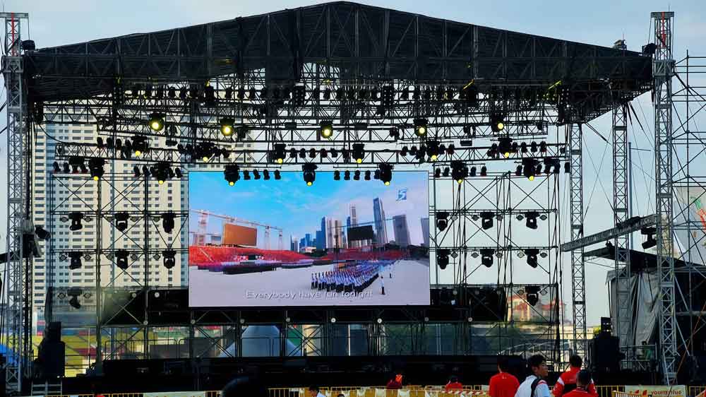 rental led wall