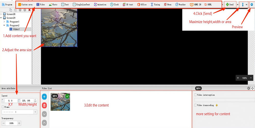 HD-D16 Publish programs by HDPlayer