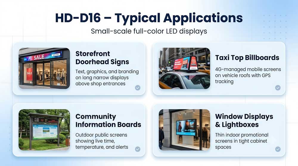 HD-D16 applications