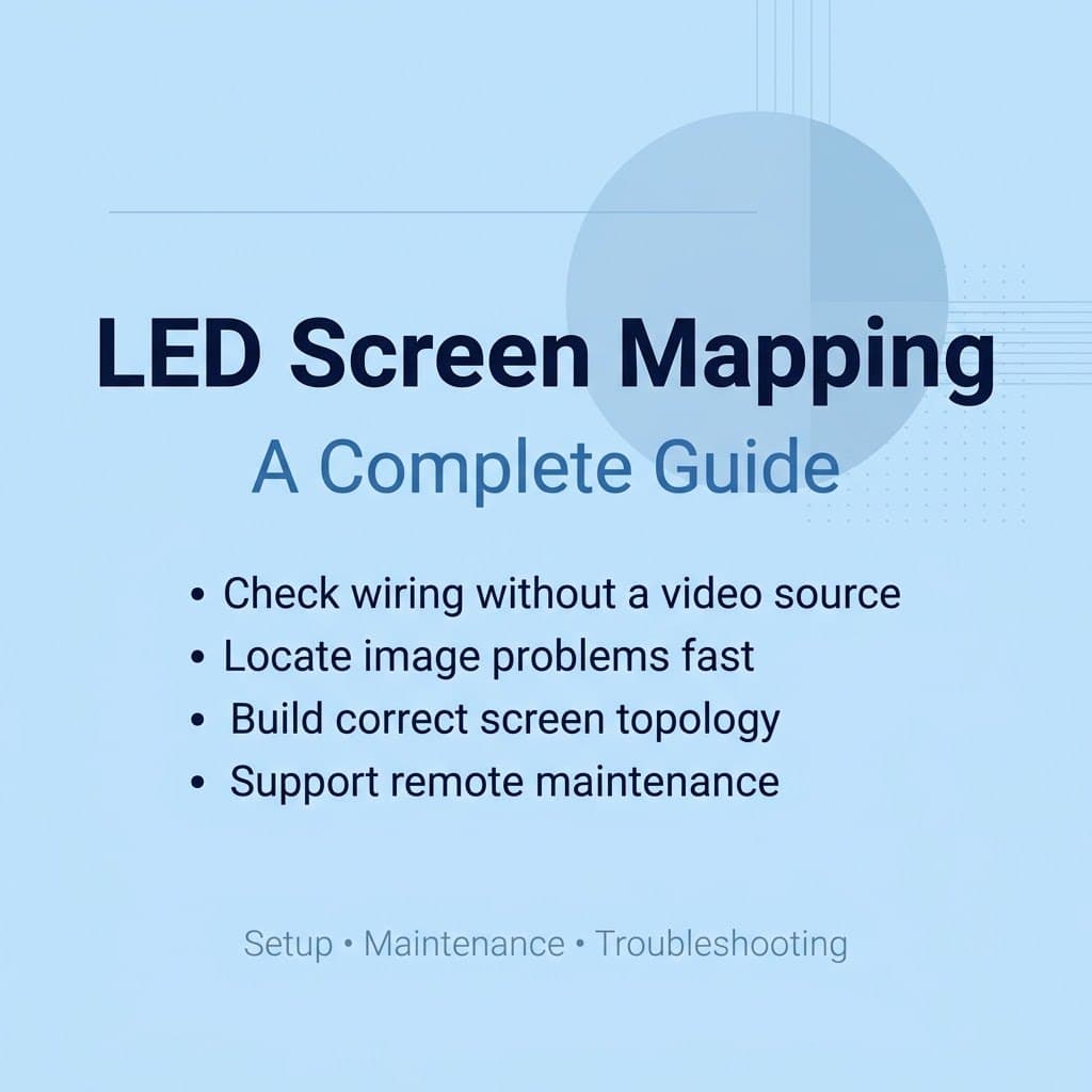 led screen mapping
