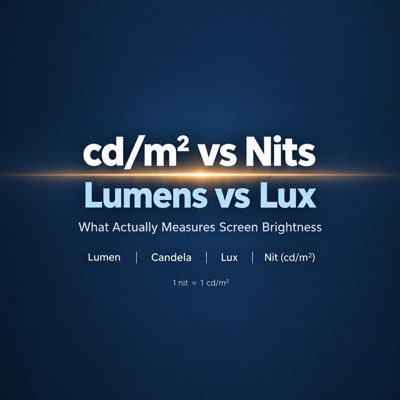 candela vs nits